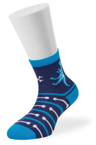 OMSA носки детские скелетоны 23Р65 blu р.31-34